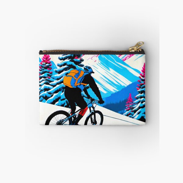 Item preview, Epic Mountain Biking Through Fresh Winter Snow designed and sold by GrizzlyCollective.