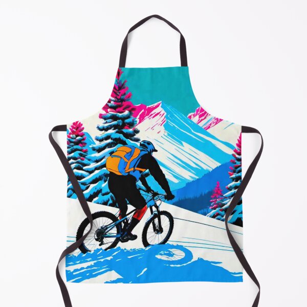 Item preview, Epic Mountain Biking Through Fresh Winter Snow designed and sold by GrizzlyCollective.