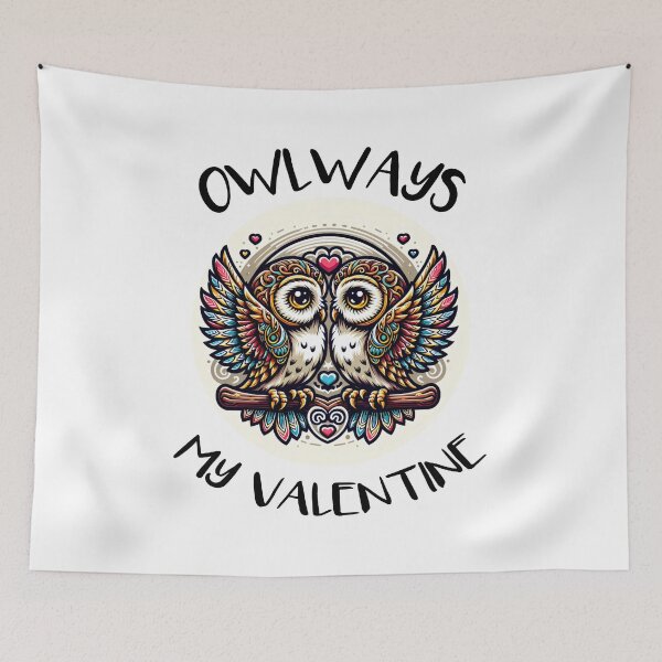 Item preview, Owlways my Valentine Owl designed and sold by Slowerblue.