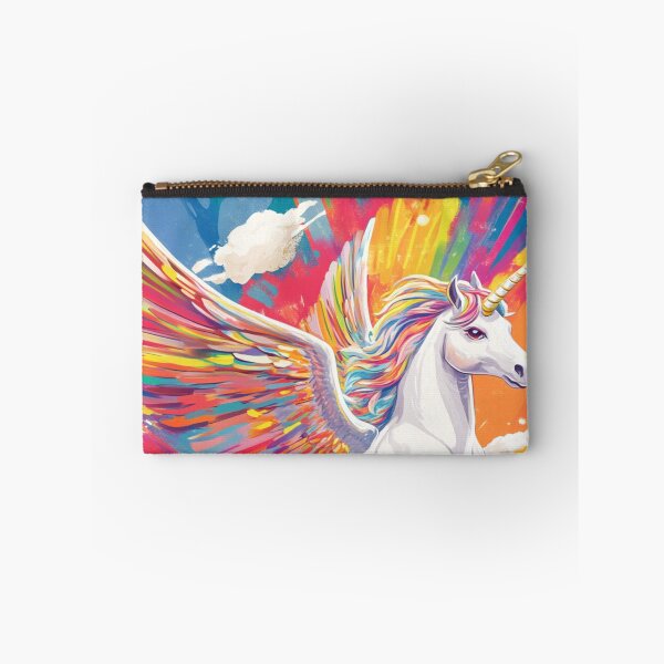 Item preview, Unicorn Soaring Through a Vibrant Sky 一角獣の翼 designed and sold by PrintsByFrank.