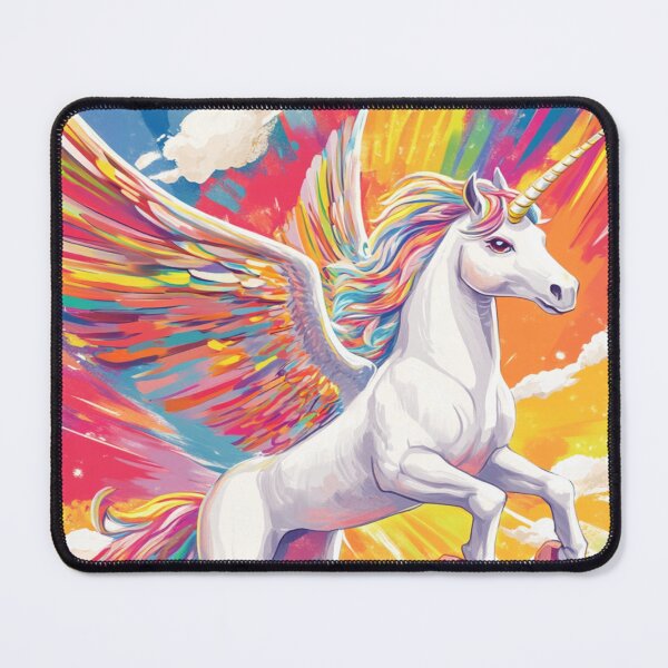 Item preview, Unicorn Soaring Through a Vibrant Sky 一角獣の翼 designed and sold by PrintsByFrank.