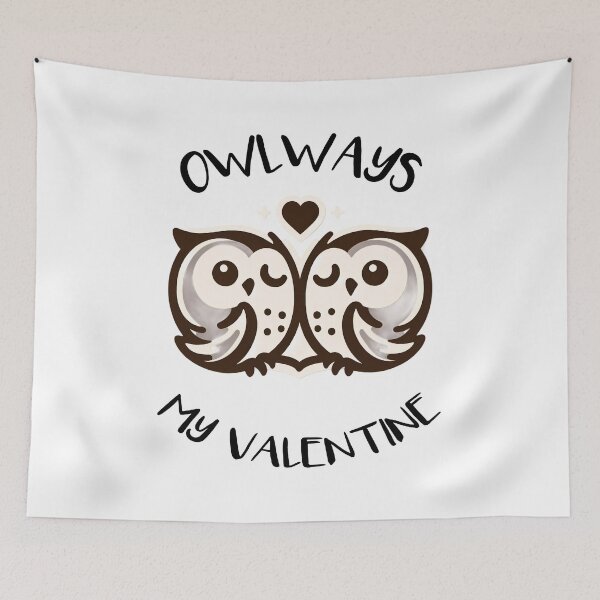 Item preview, Owlways my Valentine Owl designed and sold by Slowerblue.