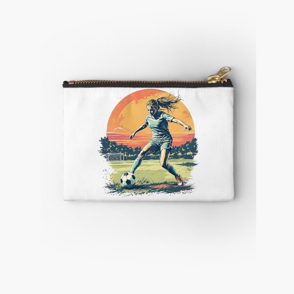Item preview, Vintage Modern Trendy Girl playing soccer football player  designed and sold by SOUFIANE1991.