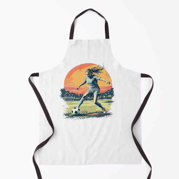 Item preview, Vintage Modern Trendy Girl playing soccer football player designed and sold by SOUFIANE1991.