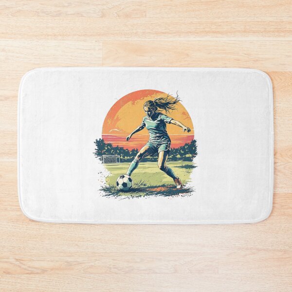 Item preview, Vintage Modern Trendy Girl playing soccer football player  designed and sold by SOUFIANE1991.