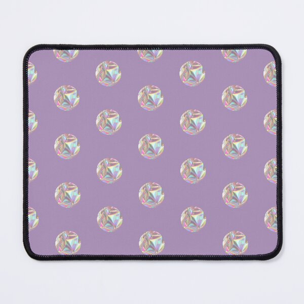 Item preview, Abstract neon metallic photography circle | silver iridescent artistic dots photo pattern designed and sold by lausn.