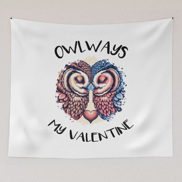 Item preview, Owlways my Valentine Owl designed and sold by Slowerblue.