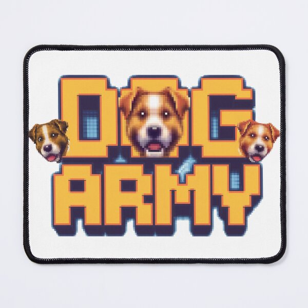Item preview, Dog Army: Loyal Commanders designed and sold by 8bitdecalworld.