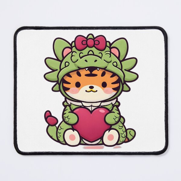 Item preview, Tiger wearing a Dragon suit designed and sold by Guinea's Galore.