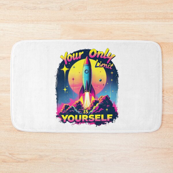 Item preview, Your Only Limit Is Yourself Motivational Typography Design designed and sold by IM Hunter.