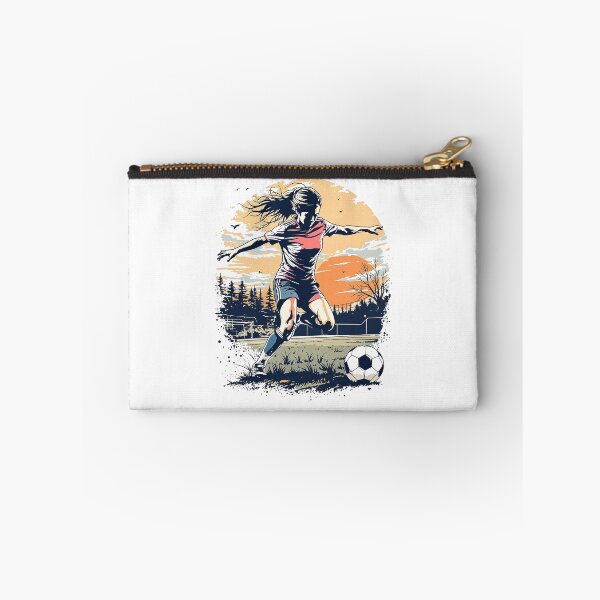 Item preview, Vintage Modern Trendy Girl playing soccer football player  designed and sold by SOUFIANE1991.