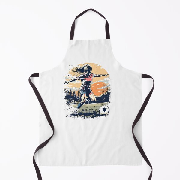 Item preview, Vintage Modern Trendy Girl playing soccer football player designed and sold by SOUFIANE1991.