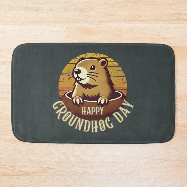 Item preview, Happy Groundhog Day designed and sold by Crafty Capers Drift.