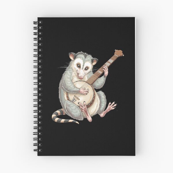 Item preview, Funny Opossum Playing Banjo Shirt - This gift is perfect for lovers of banjos, animals, and quirky humor. designed and sold by ZyziowskyArt.