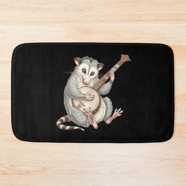 Item preview, Funny Opossum Playing Banjo Shirt - This gift is perfect for lovers of banjos, animals, and quirky humor. designed and sold by ZyziowskyArt.