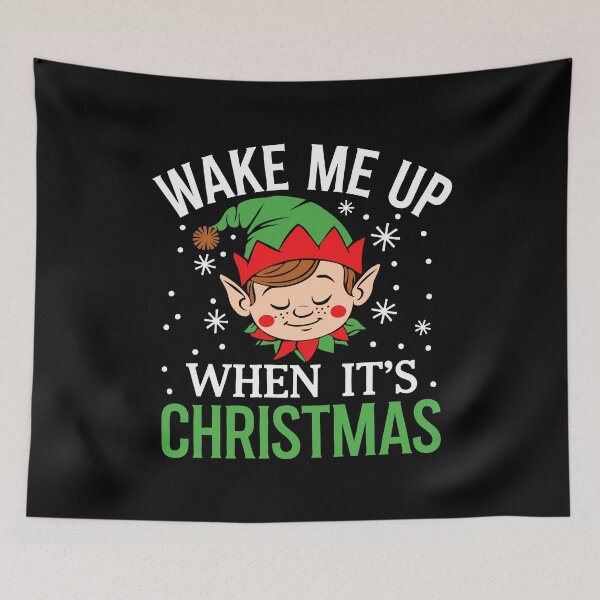 Item preview, Funny Sleeping Christmas Elf Holiday Humor Tired Sleepy Festive designed and sold by w1ckerman.