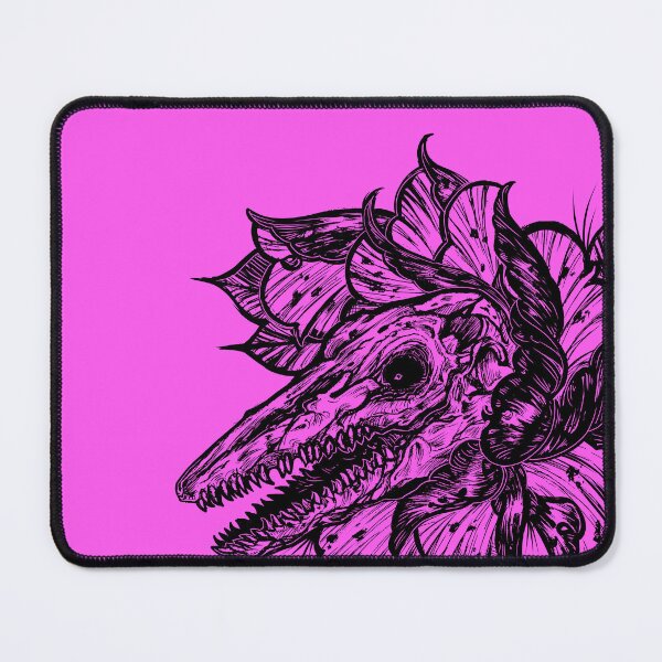 Item preview, mosasaur skull black line art designed and sold by UrielCalavera.
