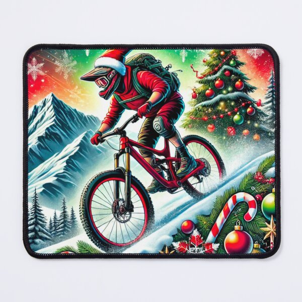Item preview, Festive MTB Ride with a Stunning View designed and sold by GrizzlyCollective.
