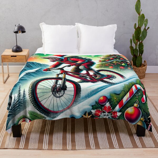 Item preview, Festive MTB Ride with a Stunning View designed and sold by GrizzlyCollective.