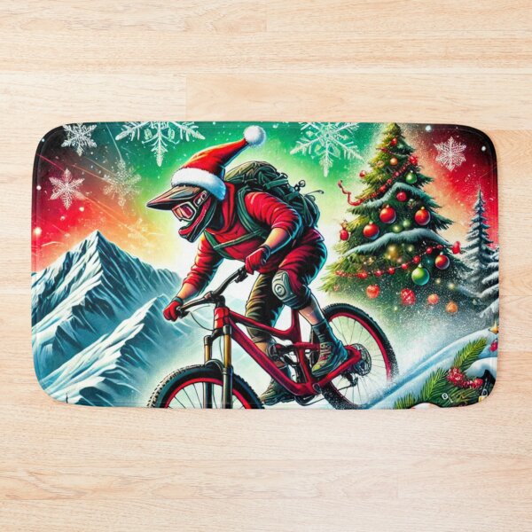 Item preview, Festive MTB Ride with a Stunning View designed and sold by GrizzlyCollective.