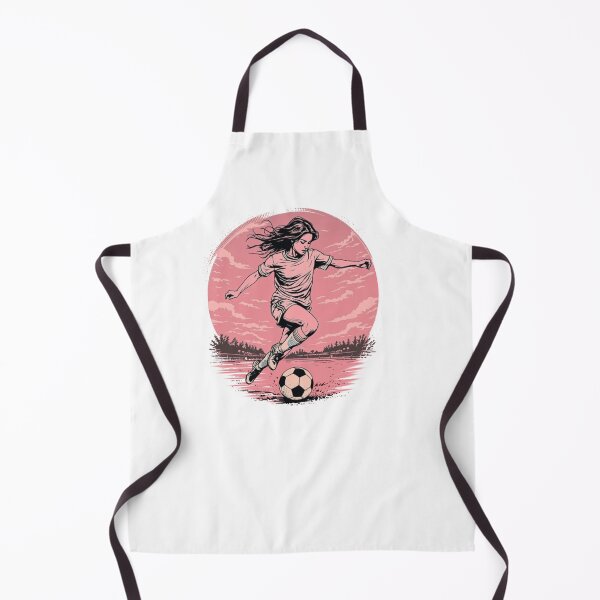 Item preview, Vintage Modern Trendy Girl playing soccer football player Pink designed and sold by SOUFIANE1991.