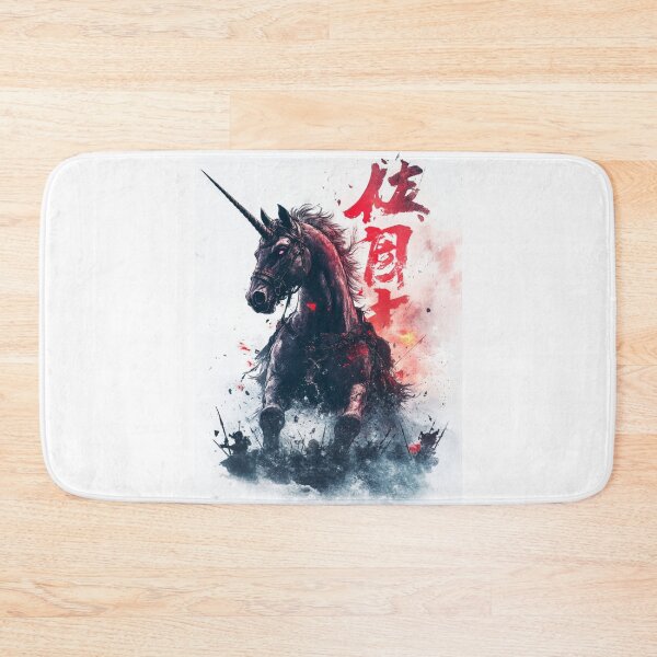 Item preview, Unicorn with Leafy Patterns 森の精霊 designed and sold by PrintsByFrank.