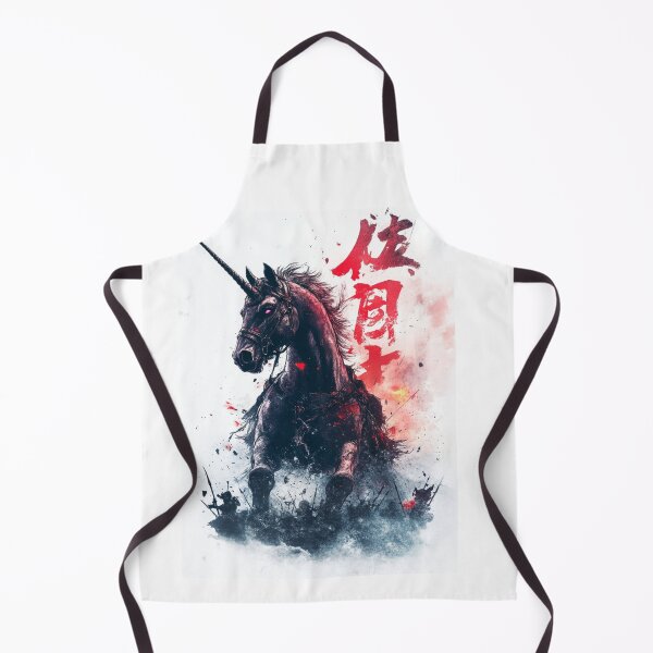 Item preview, Unicorn with Leafy Patterns 森の精霊 designed and sold by PrintsByFrank.