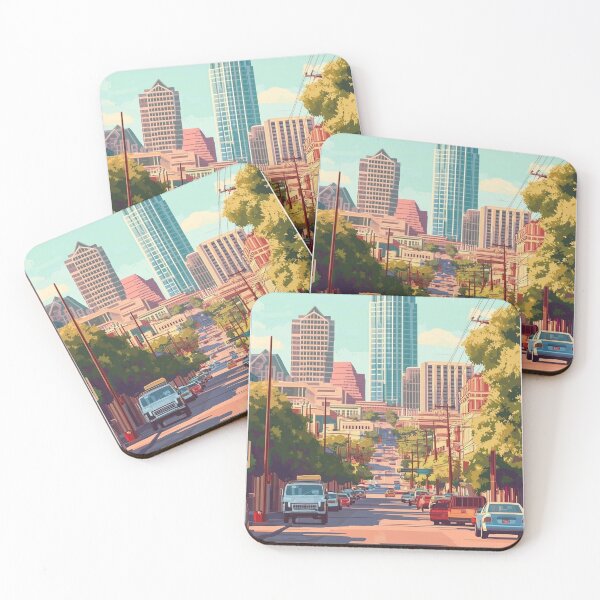 Item preview, Póster de viaje de Austin, regalo perfecto para entusiastas de los viajes, arte de pared de estilo vintage, arte de pared de EE. UU. para decoración del hogar, impresión de Austin. designed and sold by Thegalleryshop1.
