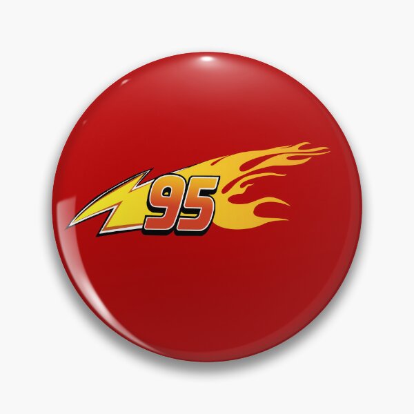 Item preview, Lightning McQueen Team 95 Flames LEFT SIDE designed and sold by hazelthewriter.