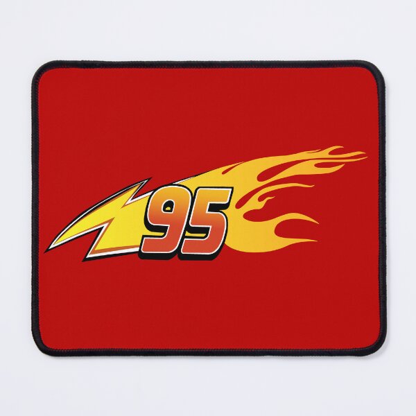 Item preview, Lightning McQueen Team 95 Flames LEFT SIDE designed and sold by hazelthewriter.