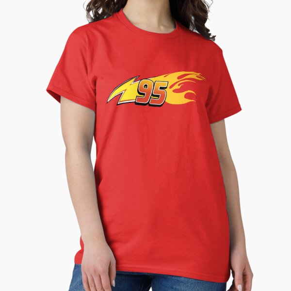 Artikel-Vorschau von Lightning McQueen Team 95 Flammen LINKE SEITE, designt und verkauft von hazelthewriter.