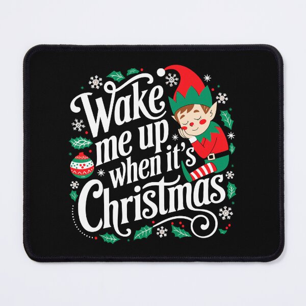 Item preview, Funny Sleeping Christmas Elf Holiday Humor Tired Sleepy Festive designed and sold by w1ckerman.