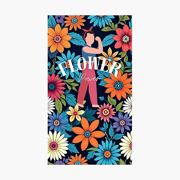 Item preview, Flower power t shirt design  designed and sold by Domo-Design.