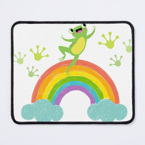 Item preview, I Woke Up Like This – Fabulous Frog Rainbow designed and sold by Playful Strokes pom@pom.