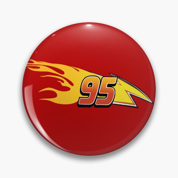 Item preview, Lightning McQueen Team 95 Flames RIGHT SIDE designed and sold by hazelthewriter.