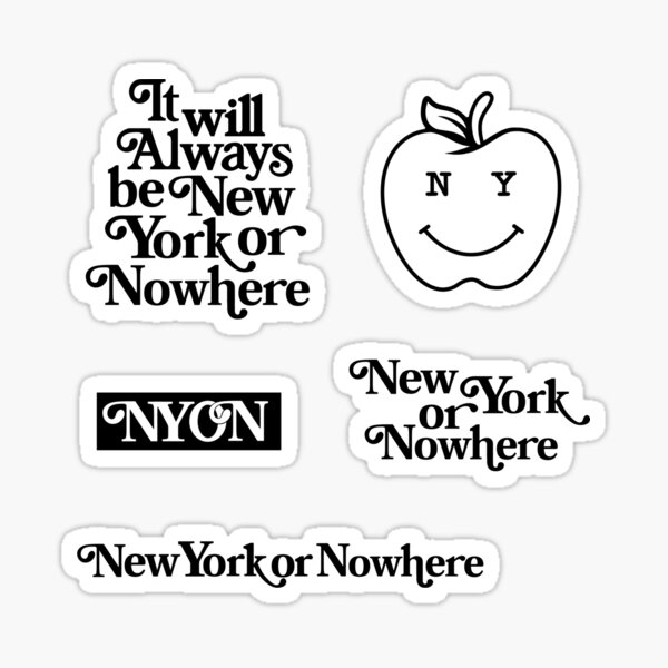 Vista previa del artículo con la obra «Siempre será Nueva York o ningún lugar establecido», diseñado y vendido por delicate-pov.