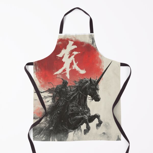 Item preview, Battle-Worn Unicorn 伝説の一角獣 designed and sold by PrintsByFrank.