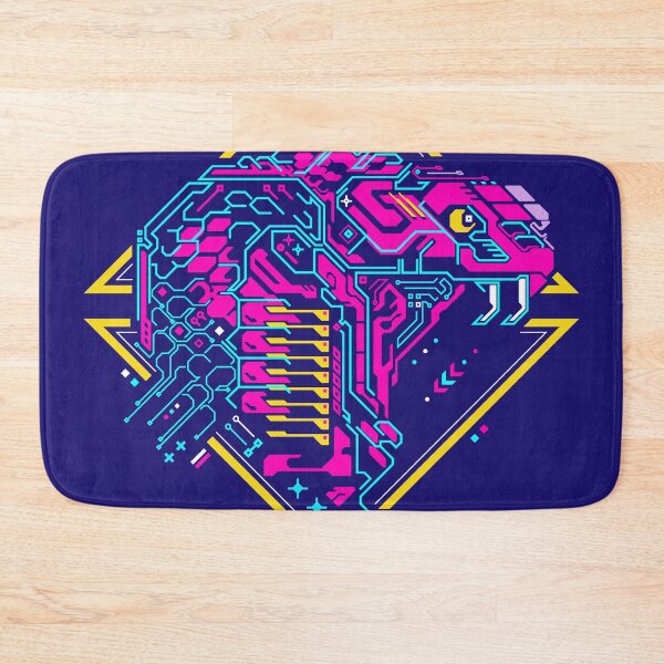 Item preview, Chinese zodiac sign of snake, cyberpunk futuristic serpent designed and sold by NiamLab.