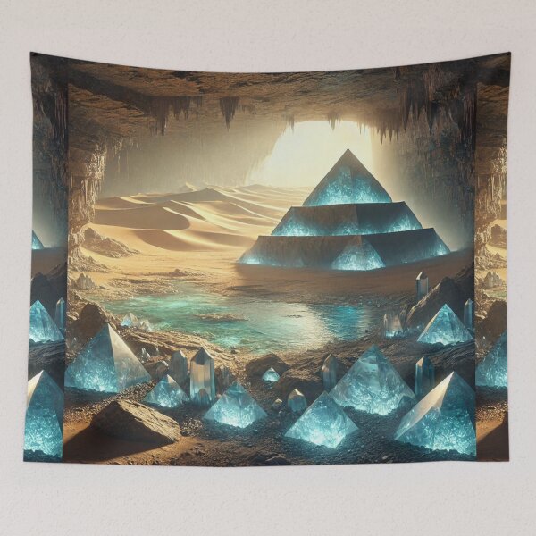Item preview, Crystal Pyramids Beneath the Desert Sands designed and sold by Meta2Physical.