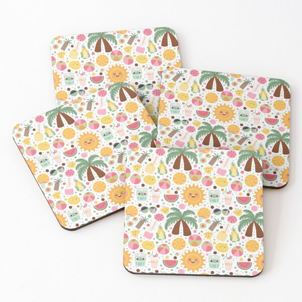 Item preview, Sunny Beach Party Pattern designed and sold by Furbulous Faces.