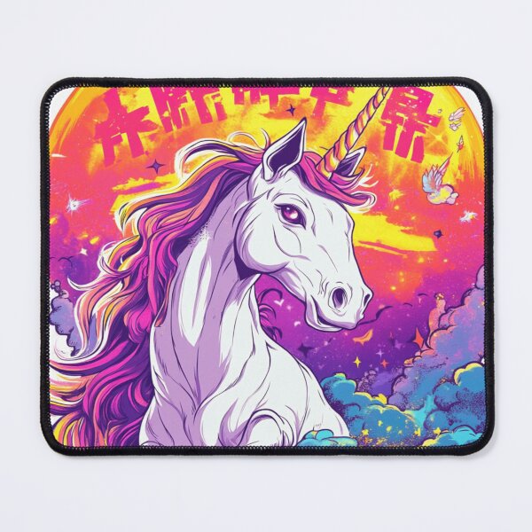 Item preview, Battle-Worn Unicorn 伝説の一角獣 designed and sold by PrintsByFrank.