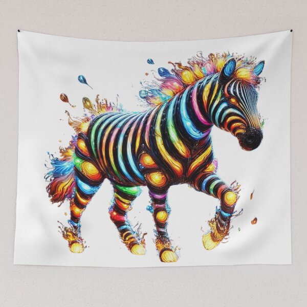Item preview, Striking Zebra Charm designed and sold by GloriousArtSKD.
