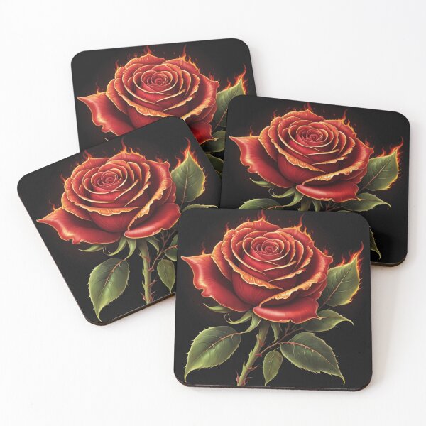 Item preview, Rose on fire designed and sold by TheDreamer04.