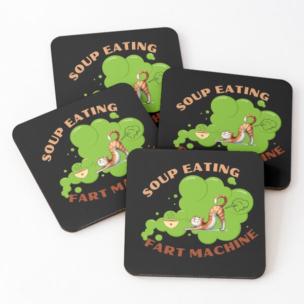 Item preview, Soup Eating Fart Machine Funny Design designed and sold by Maggie Mustard.