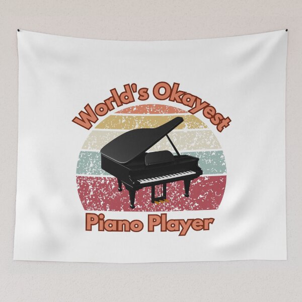 Item preview, World's Okayest piano Player designed and sold by belladesign7.