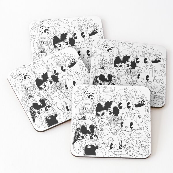 Item preview, Black and White Doodle designed and sold by Clayden.