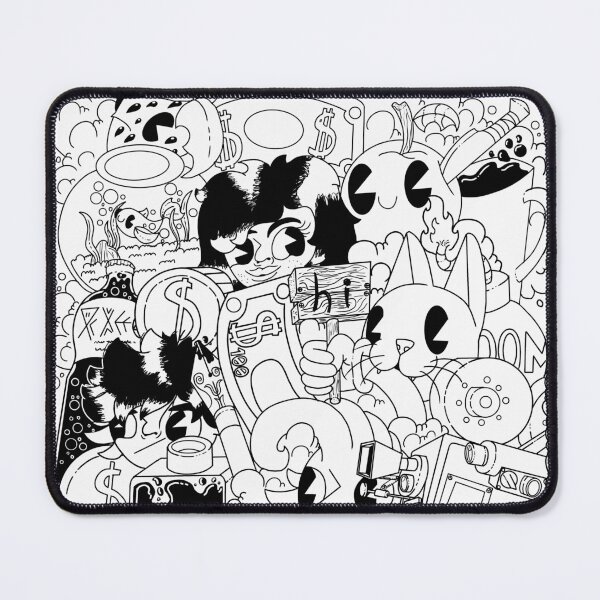 Item preview, Black and White Doodle designed and sold by Clayden.