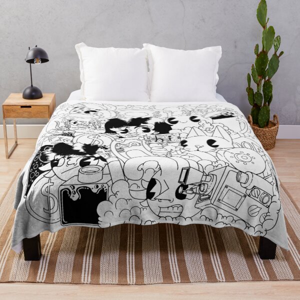 Item preview, Black and White Doodle designed and sold by Clayden.