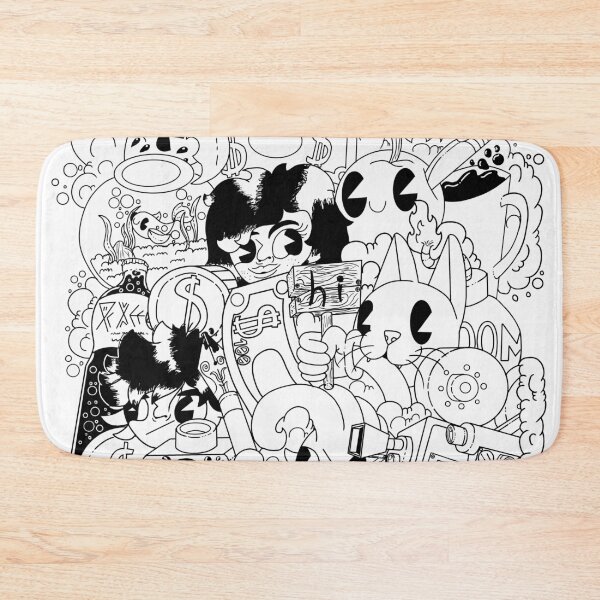 Item preview, Black and White Doodle designed and sold by Clayden.
