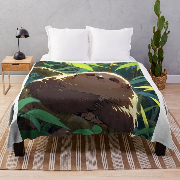 Item preview, Relax Moments Sloths Jungle Sanctuary Art Design designed and sold by ART ATTACK ZONE.